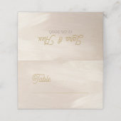 Carte De Placement Mariage Rose Pâle (Extérieur déplié)