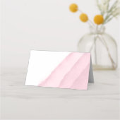 Carte De Placement Mariage rose rose aquarelle / (Dos)