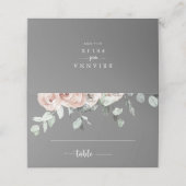 Carte De Placement Mariage rose rose rose rose rose classique (Extérieur déplié)