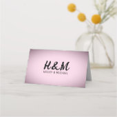 Carte De Placement Mariage rose Vignette (Dos)