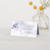 Carte De Placement Mariage | Russe Aquarelle Plum Purple (Devant)