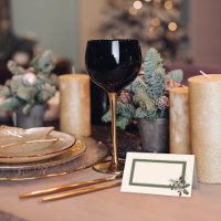 Mariage Rustique de baies d'hiver et de crème de p