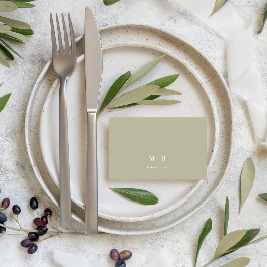 Carte De Placement Mariage Sage Green Greenery Réception Siège