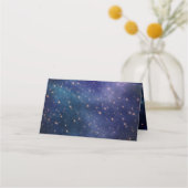 Carte De Placement Mariage sous le ciel étoilé étoile Starry (Dos)