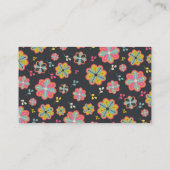 Carte De Placement Mariage Super rétro de la puissance 70 (Dos)