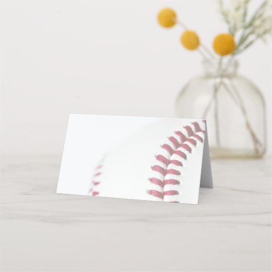 Carte De Placement Mariage sur le thème de baseball DIY (Devant)