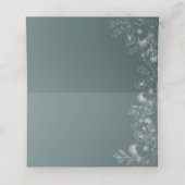Carte De Placement Mariage vert Sage (Intérieur déplié)