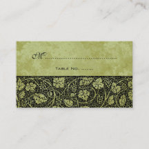 Mariage Vintage, Feuilles de Vigne Victoriennes