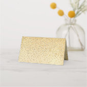 Carte De Placement Mariage vintage Glam Gold Confetti (Dos)