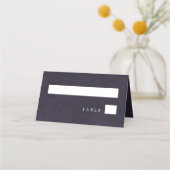 Carte De Placement Mariage violet élégant typographie classe (Devant)