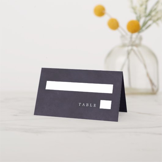 Carte De Placement Mariage violet élégant typographie classe (Devant)