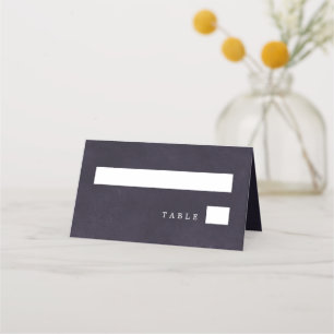 Carte De Placement Mariage violet élégant typographie classe