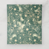 Carte De Placement Mariage Violet prune (Intérieur déplié)