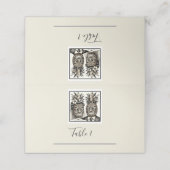 Carte De Placement Mariée et chambre Aloha Ananas Tiki Mariage Siège (Extérieur déplié)