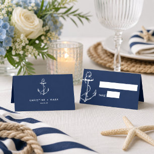 Carte De Placement Marine des Mariages d'Ancres nautiques