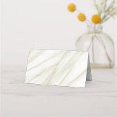 Carte De Placement Marine romantique et marbre de fleurs rouges (Dos)