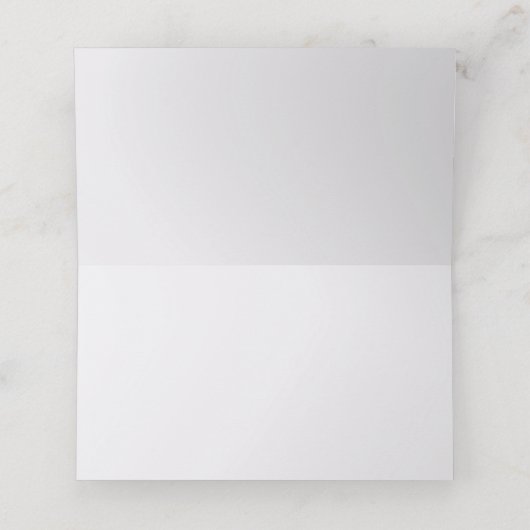 Carte De Placement Marine romantique & fleurs blanches (Intérieur déplié)