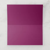 Carte De Placement Maroon Rose Wedding (Intérieur déplié)