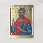 Carte De Placement Martyr Romanus Deacon of Caesarea Prayer Card (Devant)