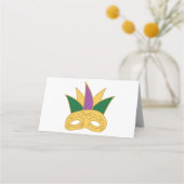 Carte De Placement Masque Mardi Gras (Devant)