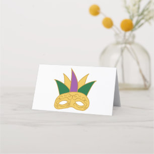 Carte De Placement Masque Mardi Gras