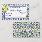 Carte De Placement Méditerranée Combien de citron goutte de douche Ca (Devant / Derrière)