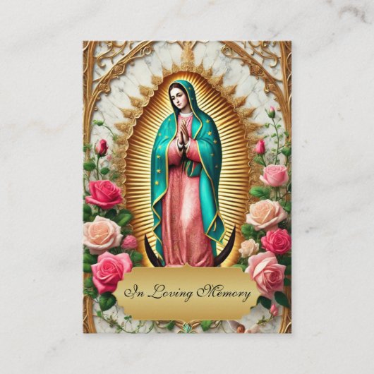 Carte De Placement Mémorial funéraire catholique de Notre-Dame de Gua (Devant)