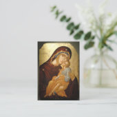 Carte De Placement Memory Eternal Orthodox Funeral Prayer Card        (Debout devant)