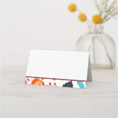 Carte De Placement Merci pour vous Festive Thanksgiving (Dos)