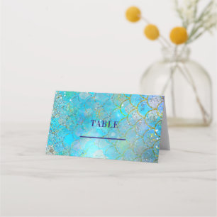 Carte De Placement Mermaid Iridescend Pearl Shimmer