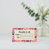 Carte De Placement Meseros Seating Plan Boda Original Divertida (Debout devant)