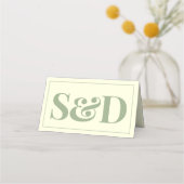 Carte De Placement Minimal Modern Editable Wedding (Dos)
