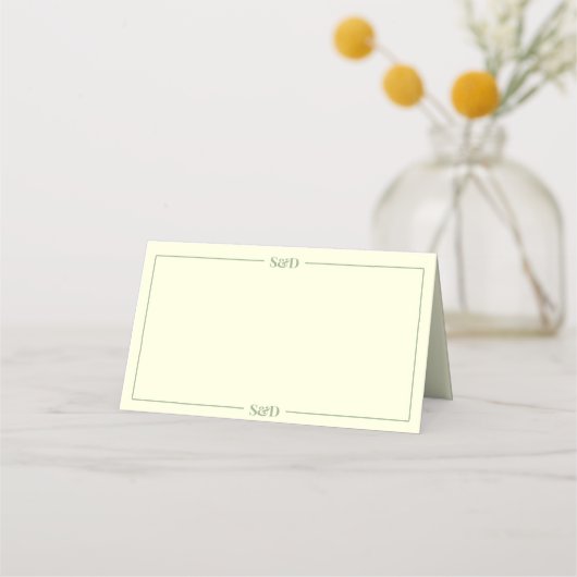 Carte De Placement Minimal Modern Editable Wedding (Devant)