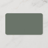 Carte De Placement Minimalist Gray Line Divider (Dos)