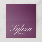 Carte De Placement Minimalist Wedding folded table escort card (Extérieur déplié)