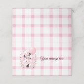 Carte De Placement Minnie mouse Editable party Folded cards (Extérieur déplié)