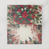 Carte De Placement Mistletoe (Extérieur déplié)