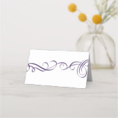 Carte De Placement Modèle de la carte Place Swirls (Dos)