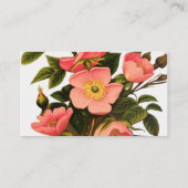 Carte De Placement Modèle mariage Placards élégants à fleurs (Dos)