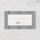 Carte De Placement Modern Gray Stripes (Devant)