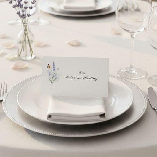 Carte De Placement Modern Luxury Escort Card