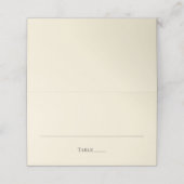 Carte De Placement Modern Minimal Wedding Place Cards (Extérieur déplié)