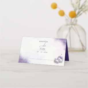 Carte De Placement Moderne minimaliste violet Lilac tendance