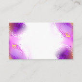 Carte De Placement Monarch Butterflies on Purple Background (Dos)
