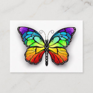 Carte De Placement Monarque papillon arc-en-ciel