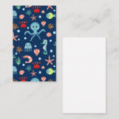 Carte De Placement Monde marin (Devant / Derrière)