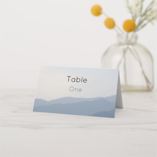 Carte De Placement Montagnes (Devant)