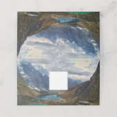 Carte De Placement Montagnes alpines pittoresques photo (Extérieur déplié)