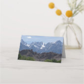 Carte De Placement Montagnes enneigées de Lone Pine (Dos)