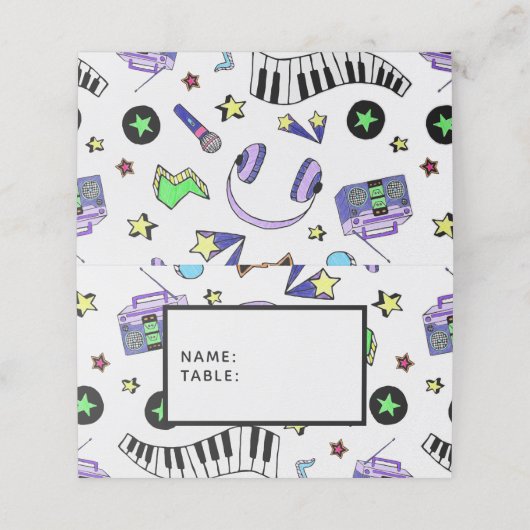 Carte De Placement Montez la musique (Extérieur déplié)